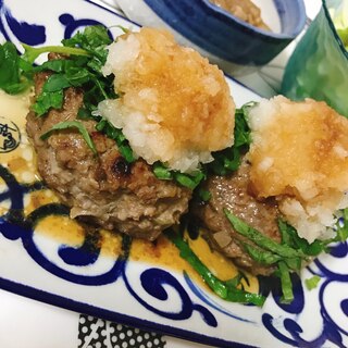 ハンバーグのトッピング〜おろしそ編〜